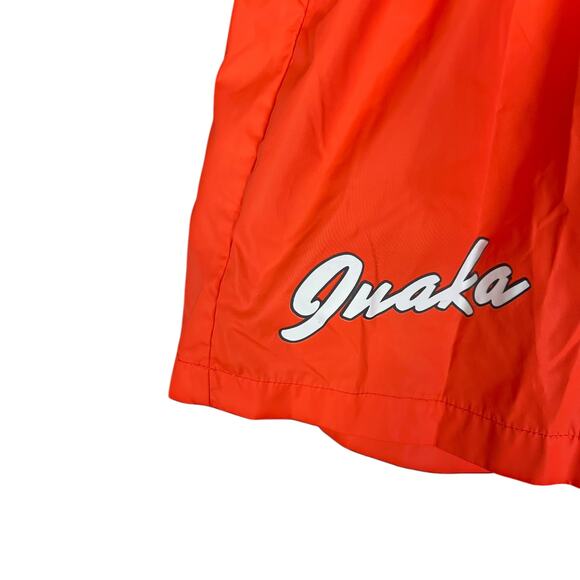 Men's Inaka Power Orange Elastic Waist 6" Mesh Lined Swimsuit Trunks - L - Picture 2 of 6